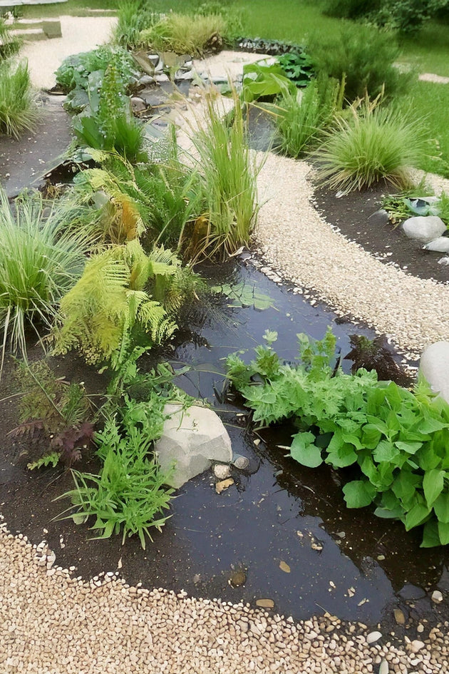 Wadi in de tuin