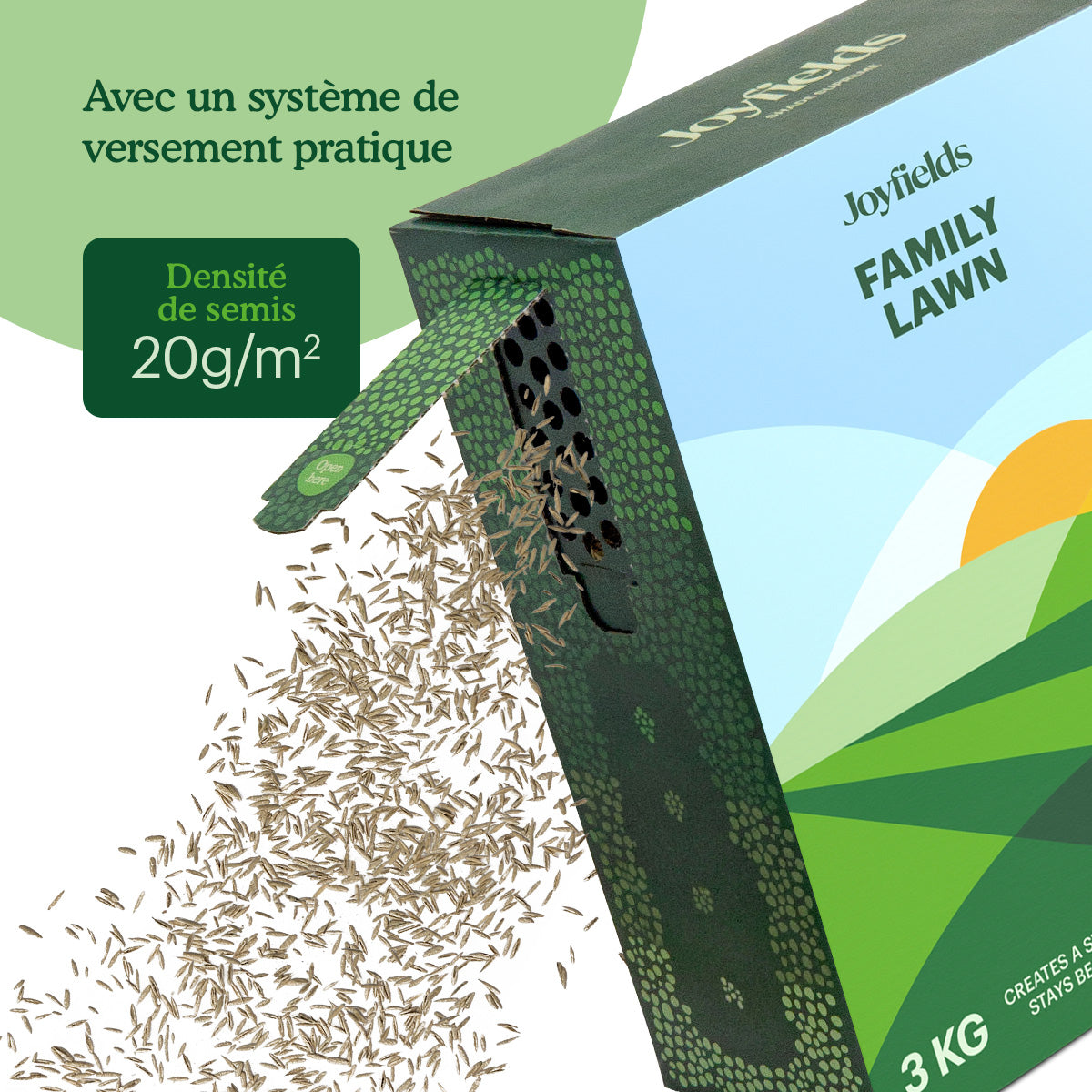 Joyfields Family Lawn – Semences de gazon sport et jeux [fr]
