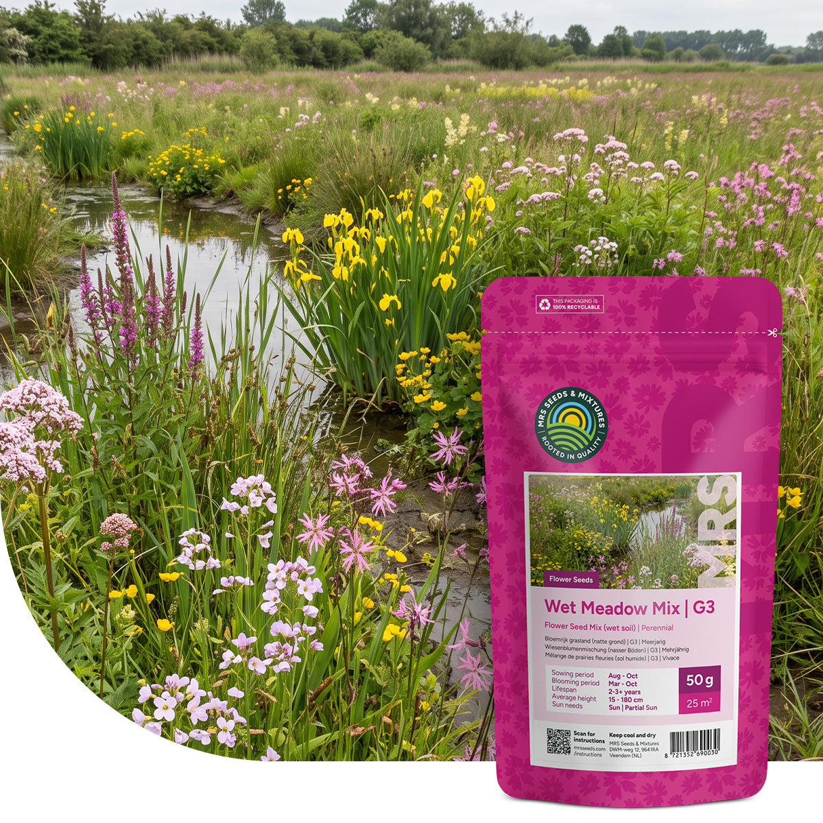 Type G3 – Prairie fleurie – Sol humide