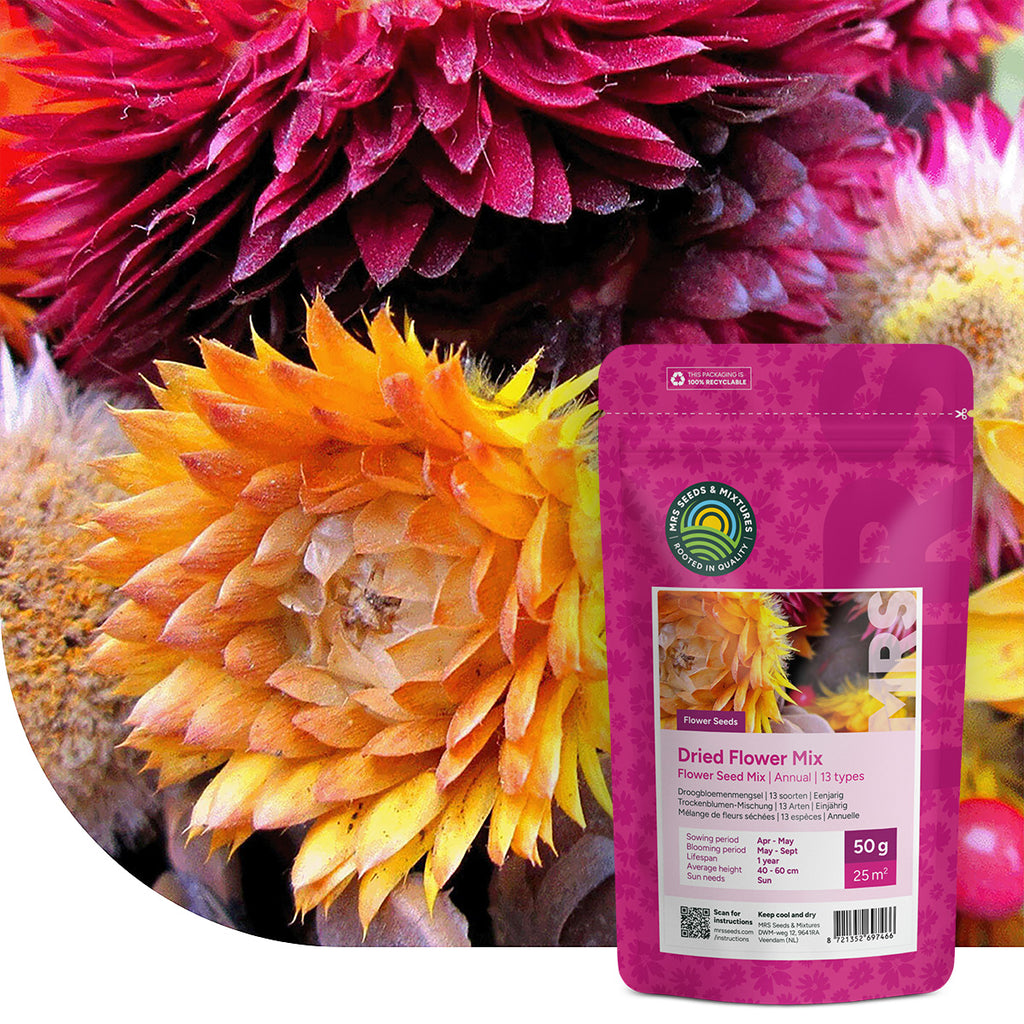 Mélange de fleurs sèches – 13 variétés