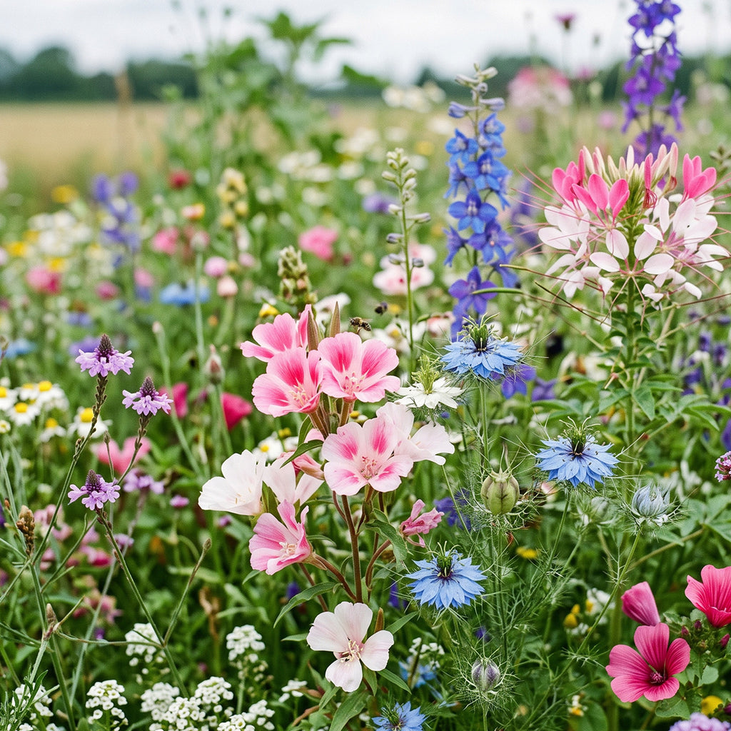 Fleurs d'été – Mélange de teintes violettes