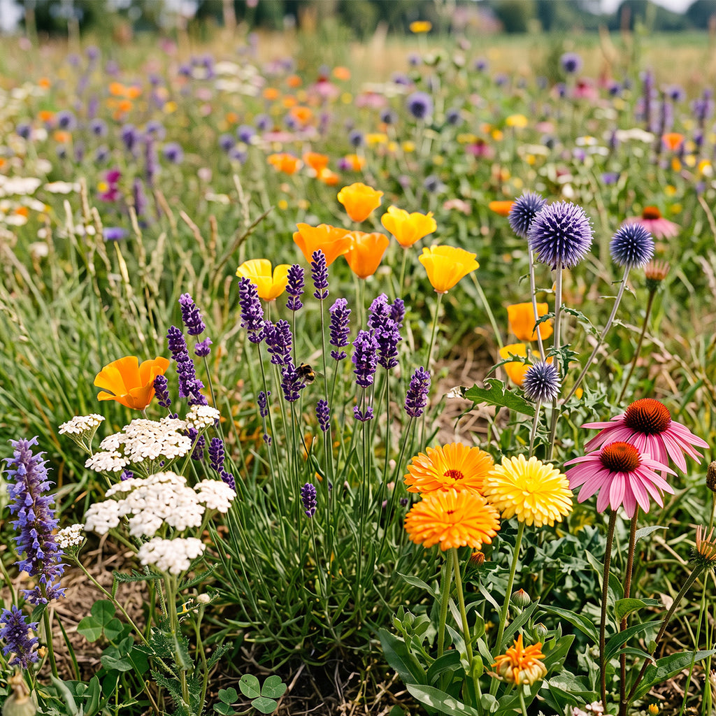 Mélange de fleurs résistant à la sécheresse
