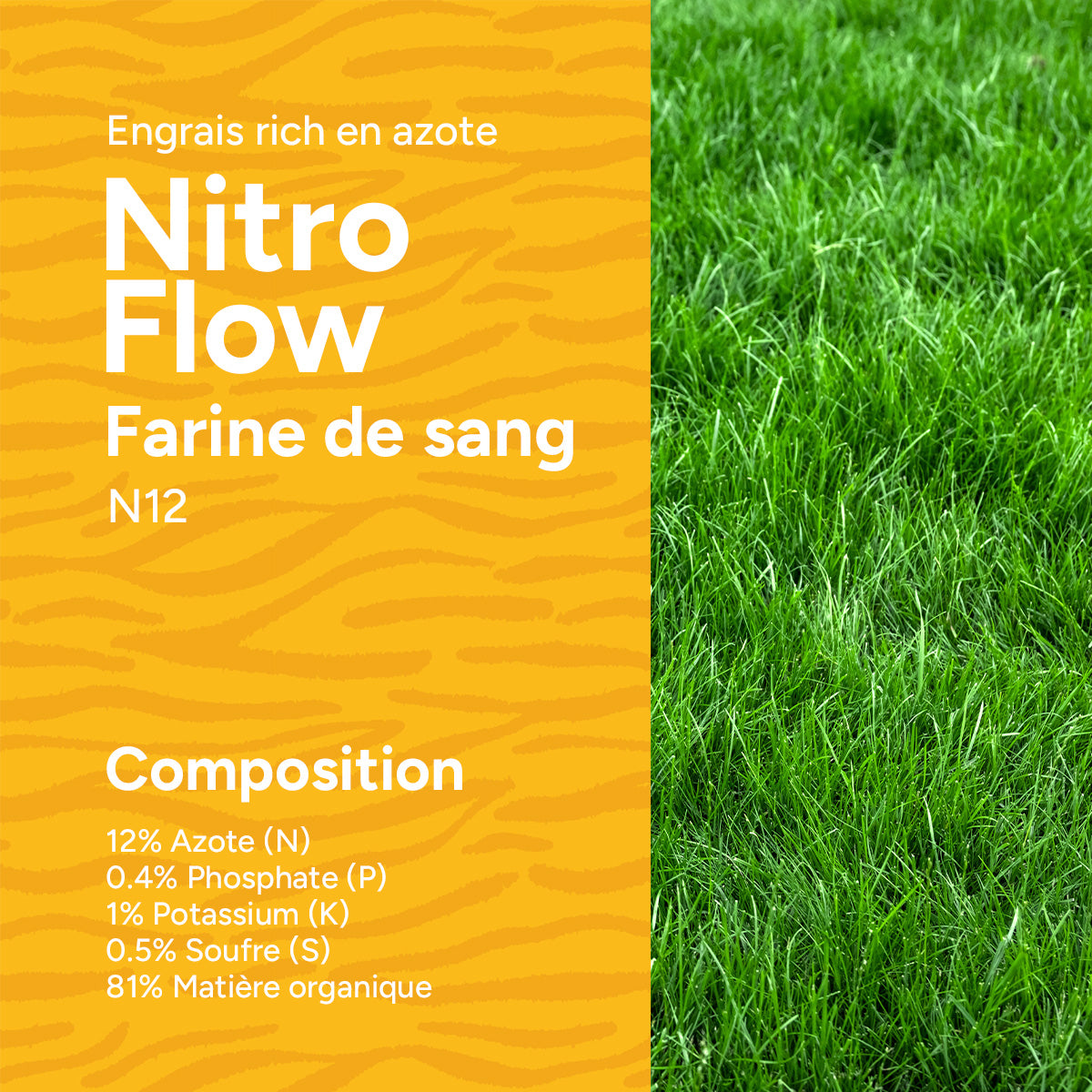 MRS Seeds & Mixtures Nitro Flow - Farine de sang | 18 kg - 360 m² [fr]