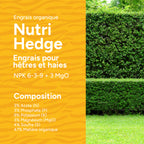 MRS Seeds & Mixtures Nutri Hedge - Engrais organique pour hêtres et haies - 18 kg [fr]
