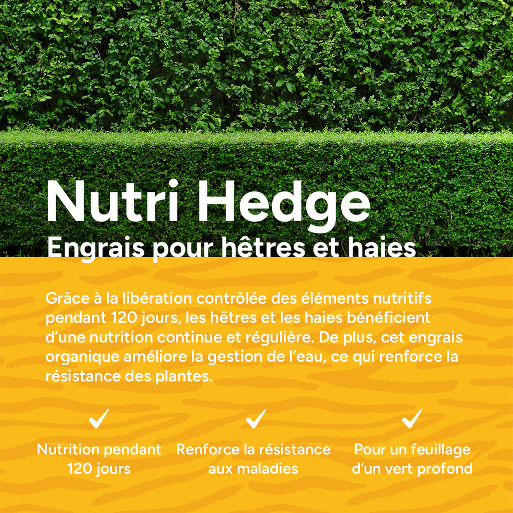 MRS Seeds & Mixtures Nutri Hedge - Engrais organique pour hêtres et haies - 18 kg [fr]