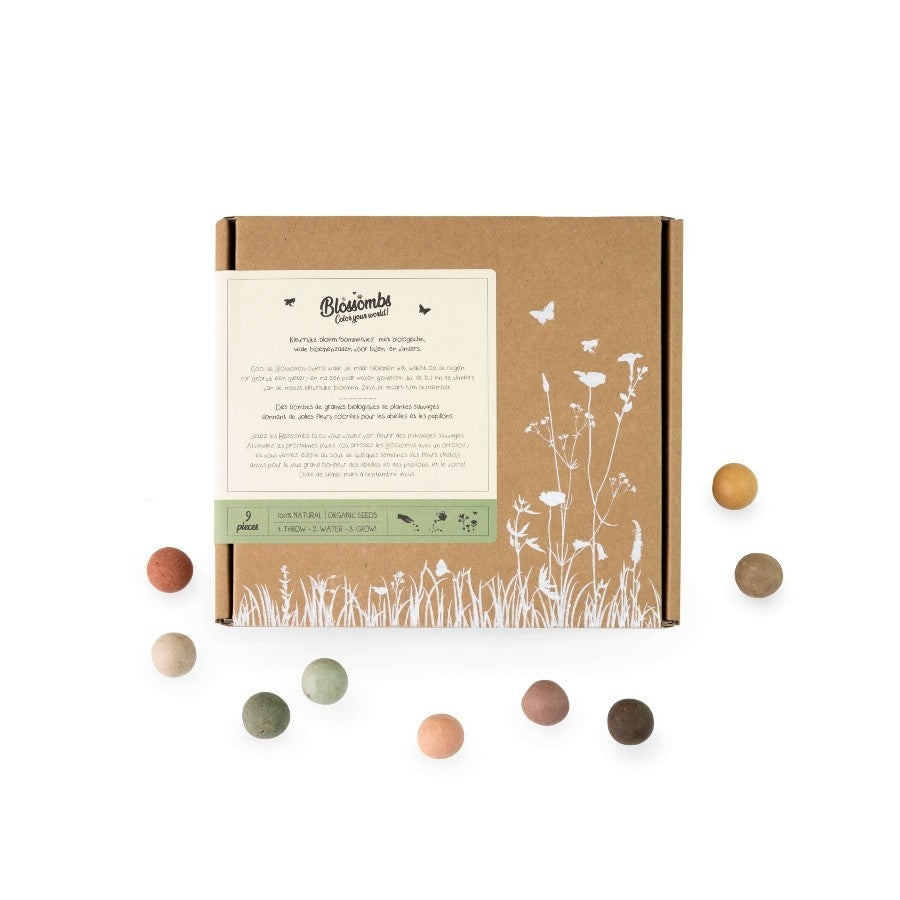Blossombs Coffret cadeau moyen boules de graines - 9 pièces [fr]