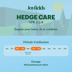 Joyfields Hedge Care – Engrais pour haies, ifs et conifères [fr]