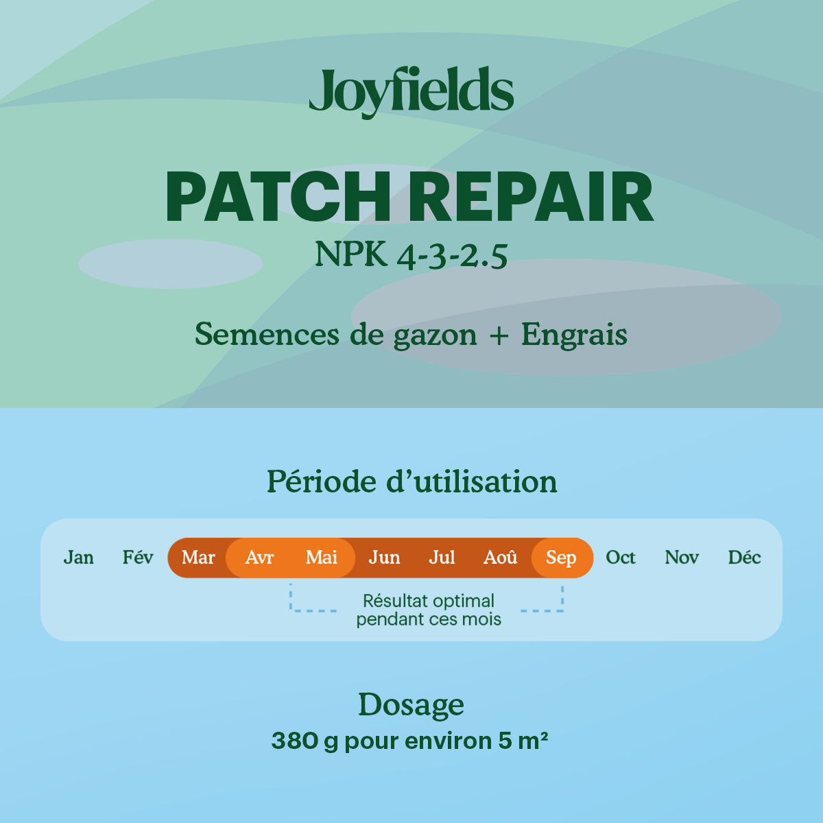 Joyfields Patch Repair - Gazon réparation + Engrais [fr]