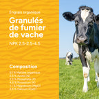 MRS Seeds & Mixtures Cow Manure - Fumier séché de vache 18 kg [fr]