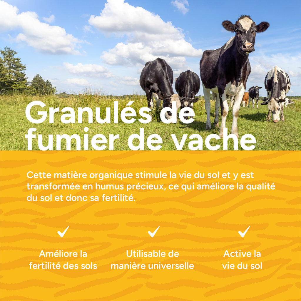 MRS Seeds & Mixtures Cow Manure - Fumier séché de vache 18 kg [fr]