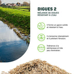 MRS Seeds & Mixtures Digues 2 - 15 kg | Mélange de digues résistant à l'eau [fr]