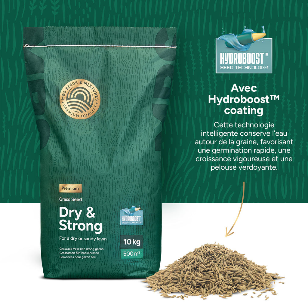 MRS Seeds & Mixtures Dry & Strong - Gazon résistant à la sécheresse 10 kg [fr]