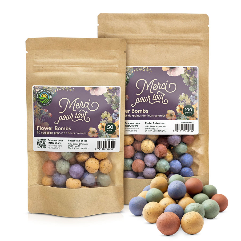 MRS Seeds & Mixtures Flower Bombs - Bombes de graines mix - Merci ! [fr]