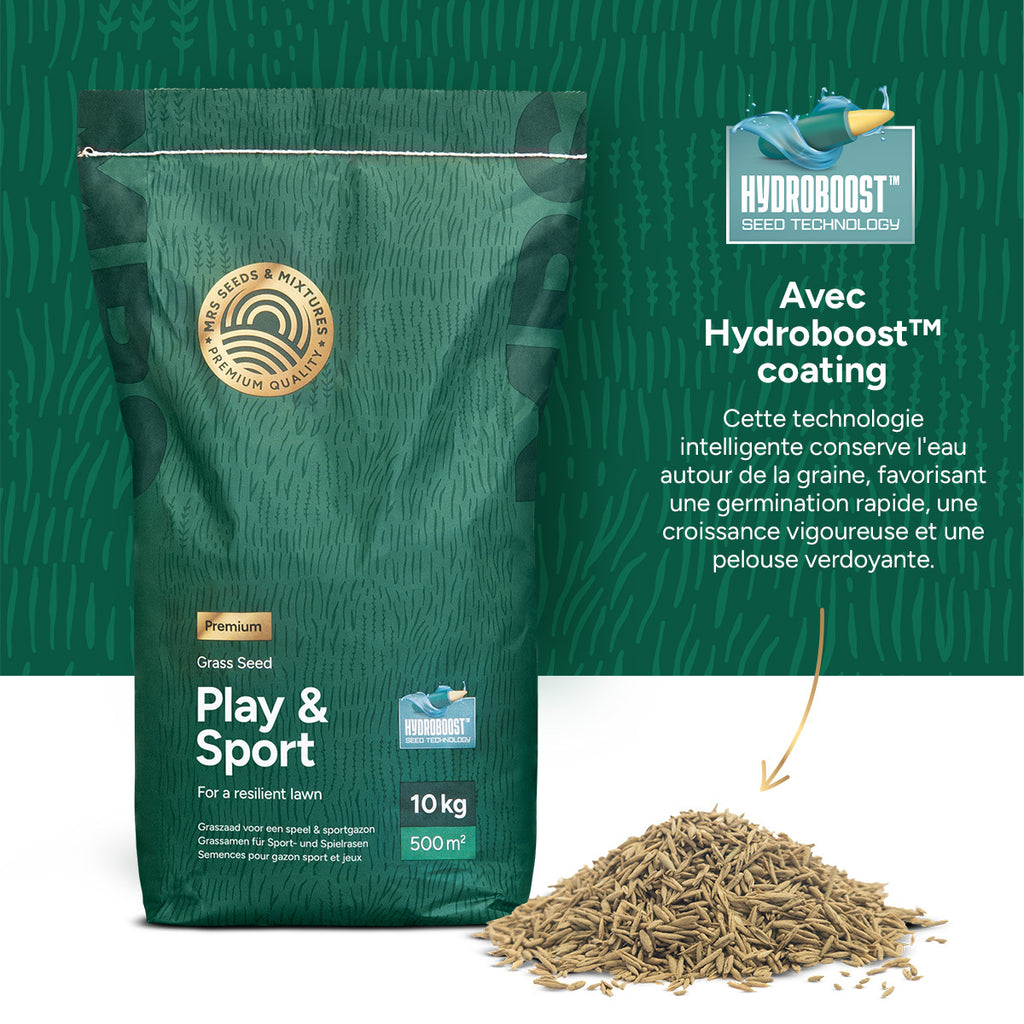 MRS Seeds & Mixtures Play & Sport - Semences de gazon sport et jeux 10 kg [fr]