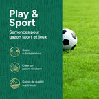 MRS Seeds & Mixtures Play & Sport - Semences de gazon sport et jeux 10 kg [fr]